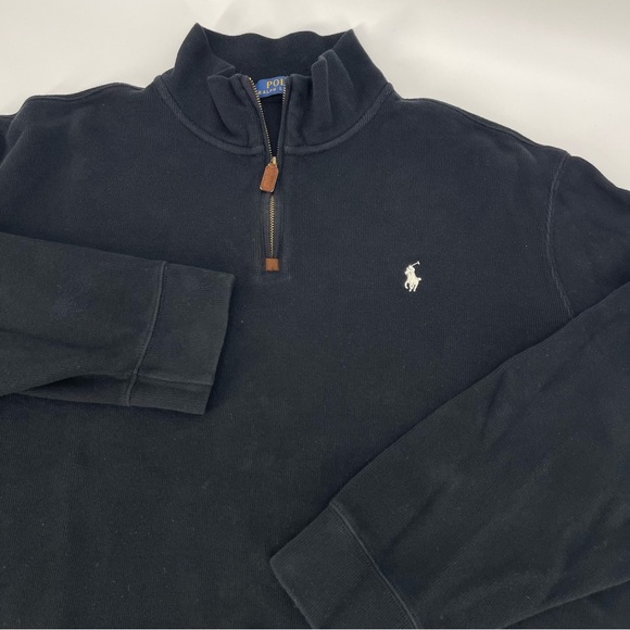Polo Ralph Lauren QuarterZip Pullover 2XL Classic Preppy Collegiate Heritage - Picture 2 of 12